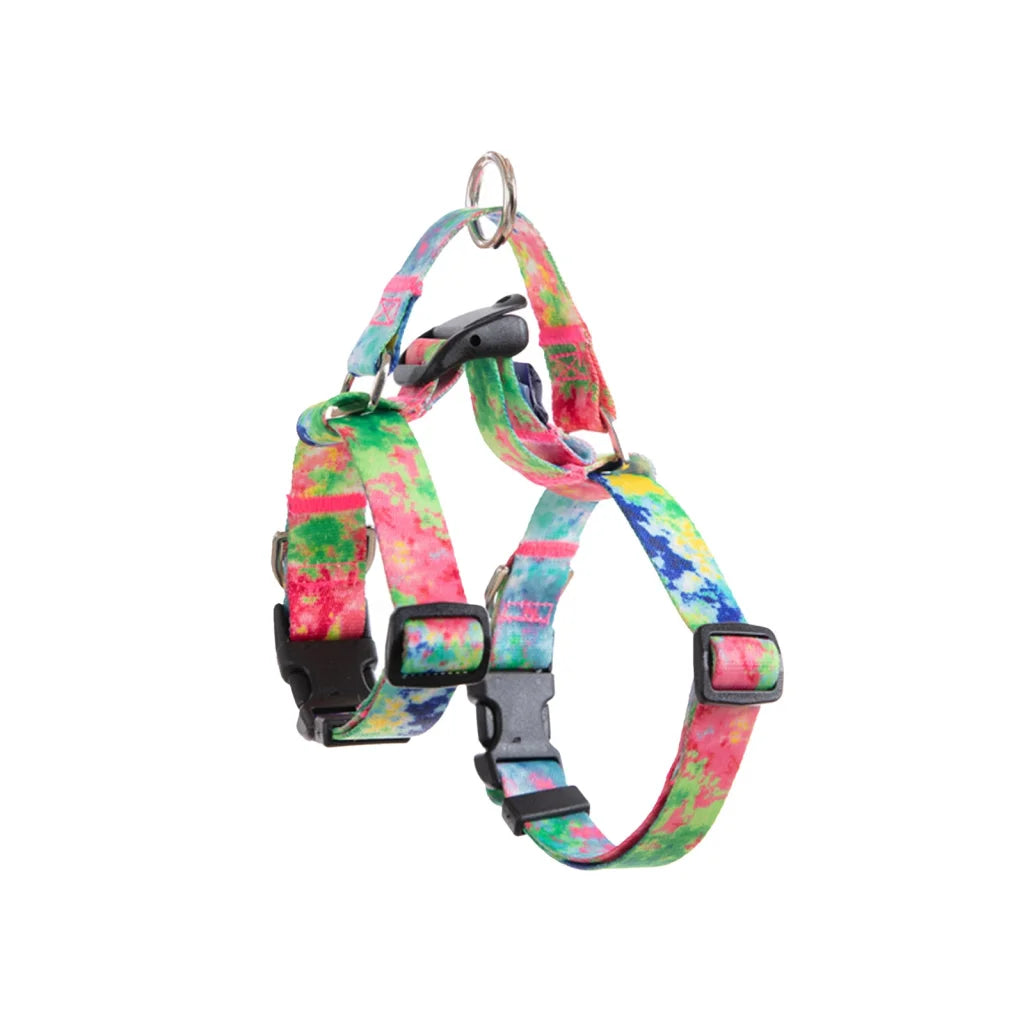 Dog Harness Double-Lined Straps Adjustable S - Sweet Green
