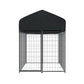Dog kennel with extra large outdoor house