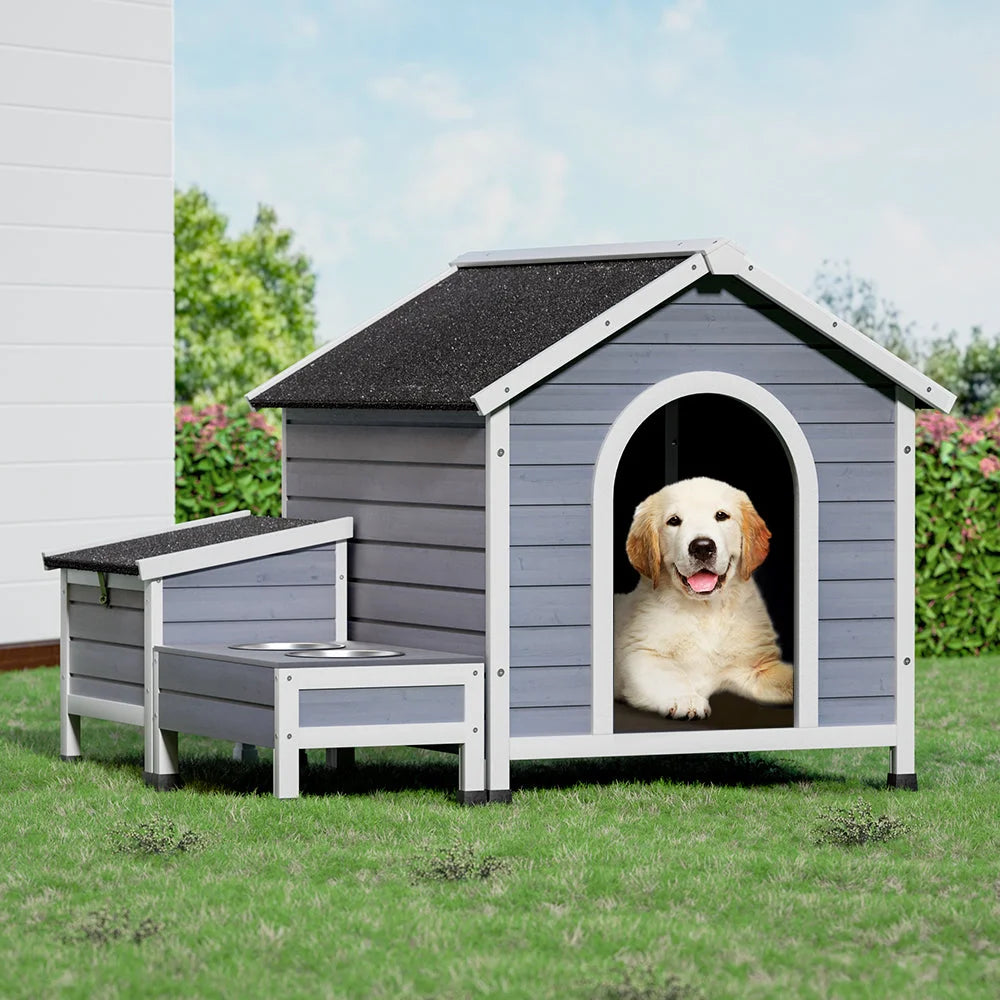 Dog Kennel House Large Wooden Outdoor Pet Cabin for Indoor