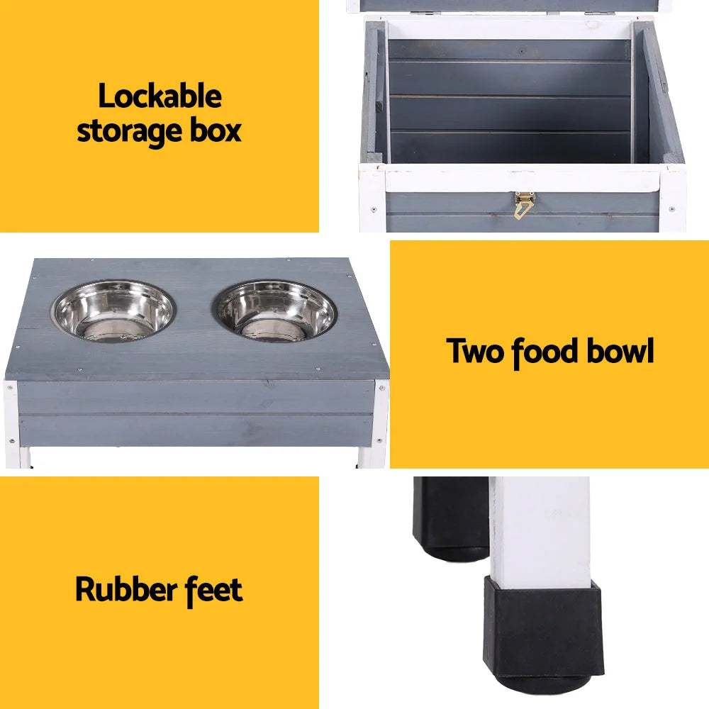 Dog Kennel House Large Wooden Outdoor Pet Cabin for Indoor