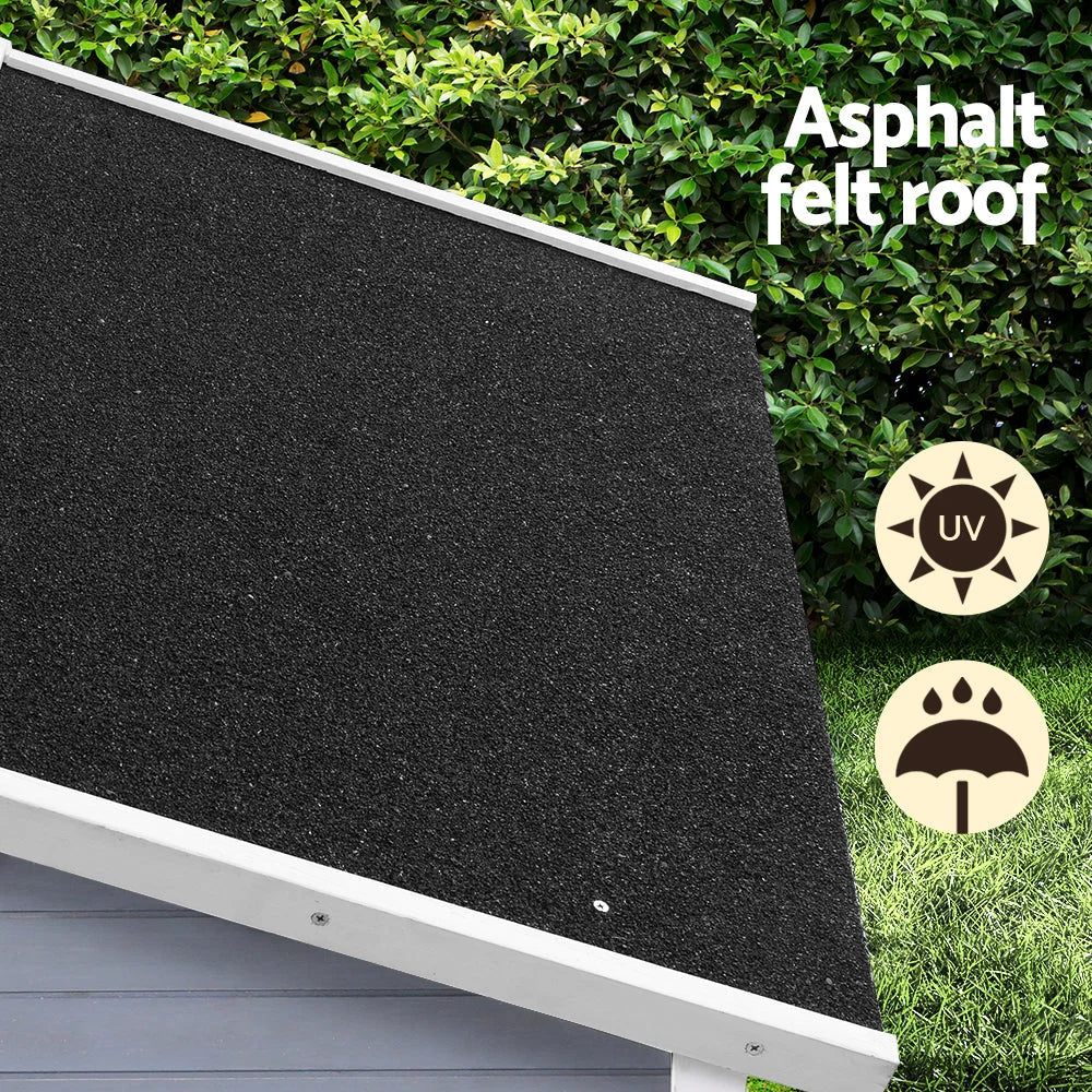 Dog Kennel House Large Wooden Outdoor Pet Cabin for Indoor