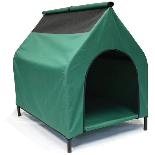 Dog Kennel House Nest Green L Waterproof Portable Flea Mite