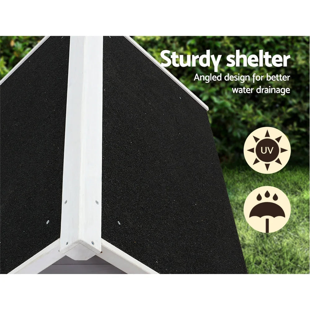 Dog Kennel House Wooden Outdoor Indoor Puppy Pet House