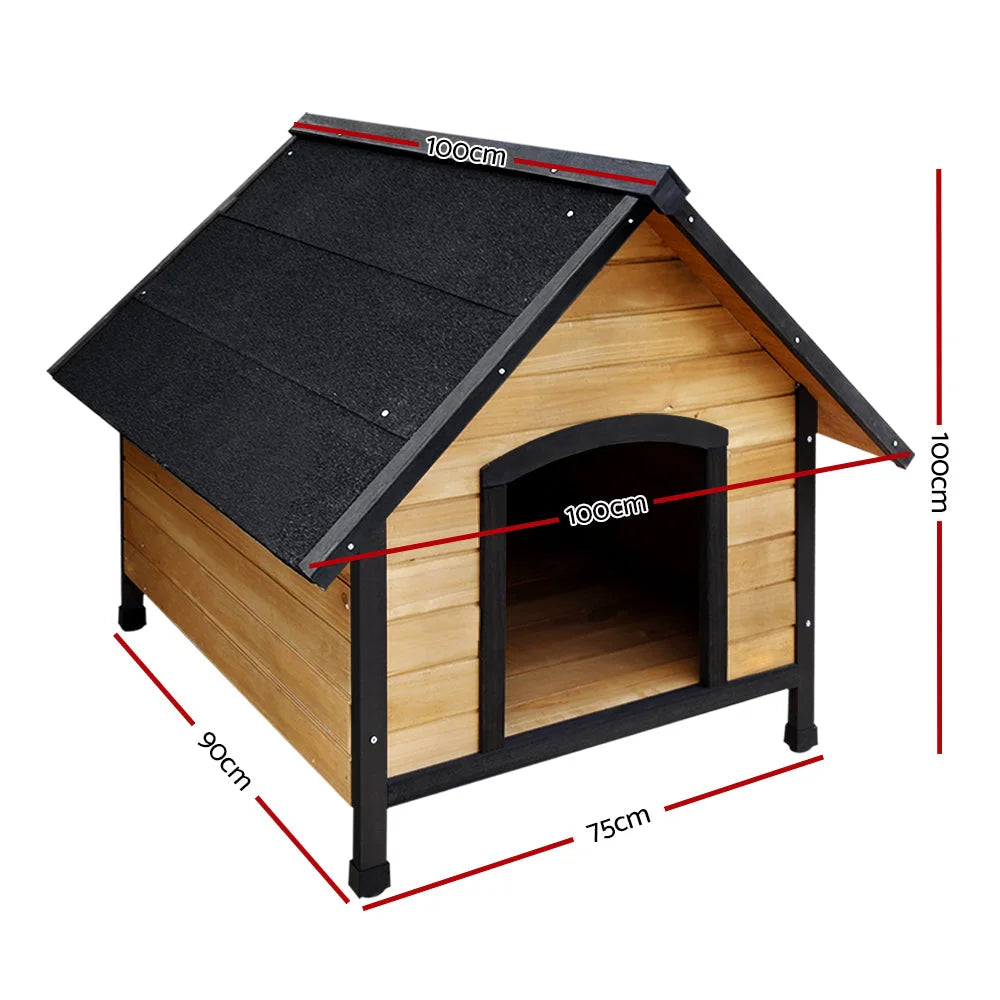 Dog Kennel Outdoor Wooden Pet House Puppy Extra Large XL