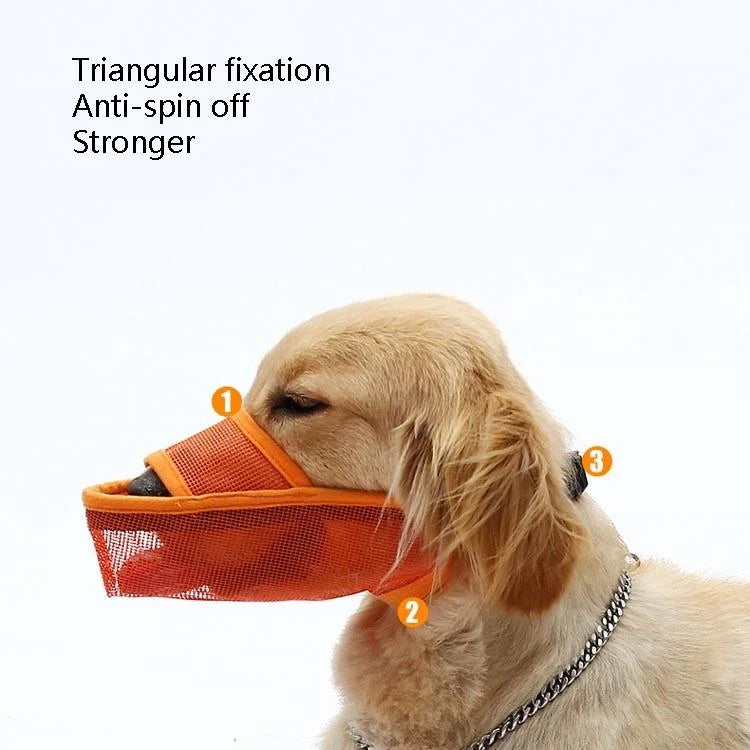 Dog Mouth Cover Anti-Bite Mesh Dog Mouth Cover Medium