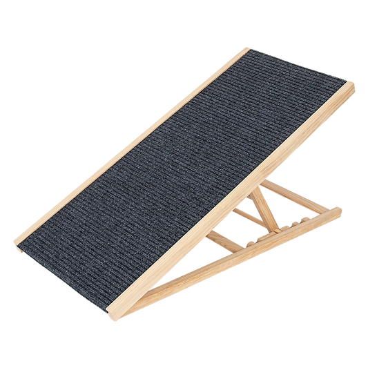 Dog Pet Ramp Foldable Adjustable Height Stair for Bed Sofa