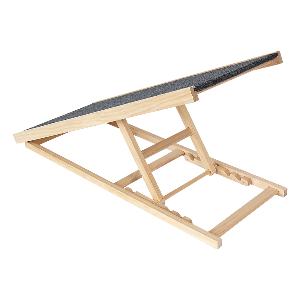 Dog Pet Ramp Foldable Adjustable Height Stair for Bed Sofa