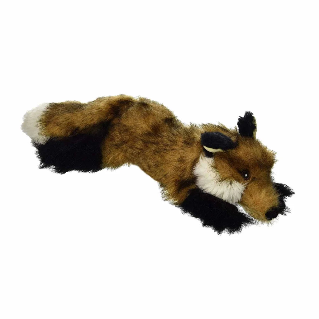 Dog Plush Toy Fox Squeaky Interactive Large Life-Like Pet