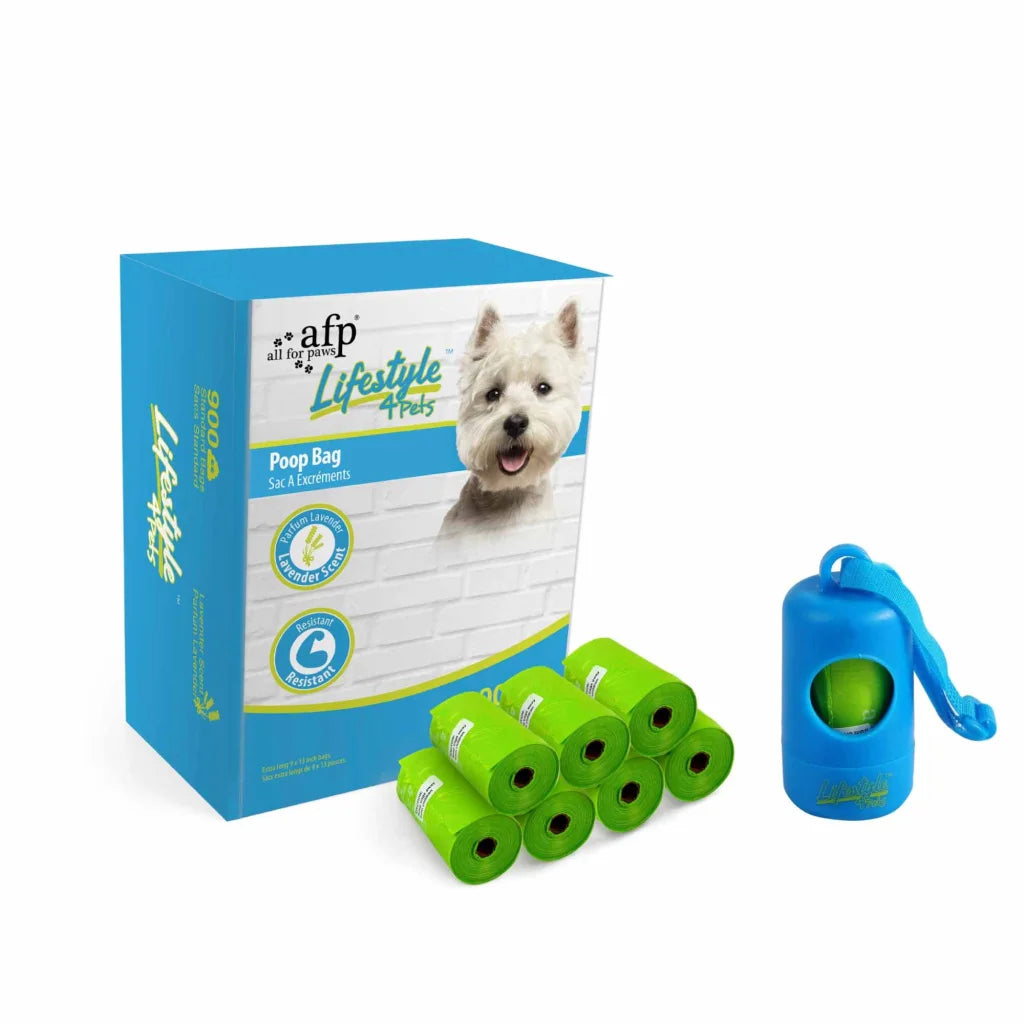 Dog Poop Bags Bulk 900 + Holder Dispenser 60x15 Pet Waste
