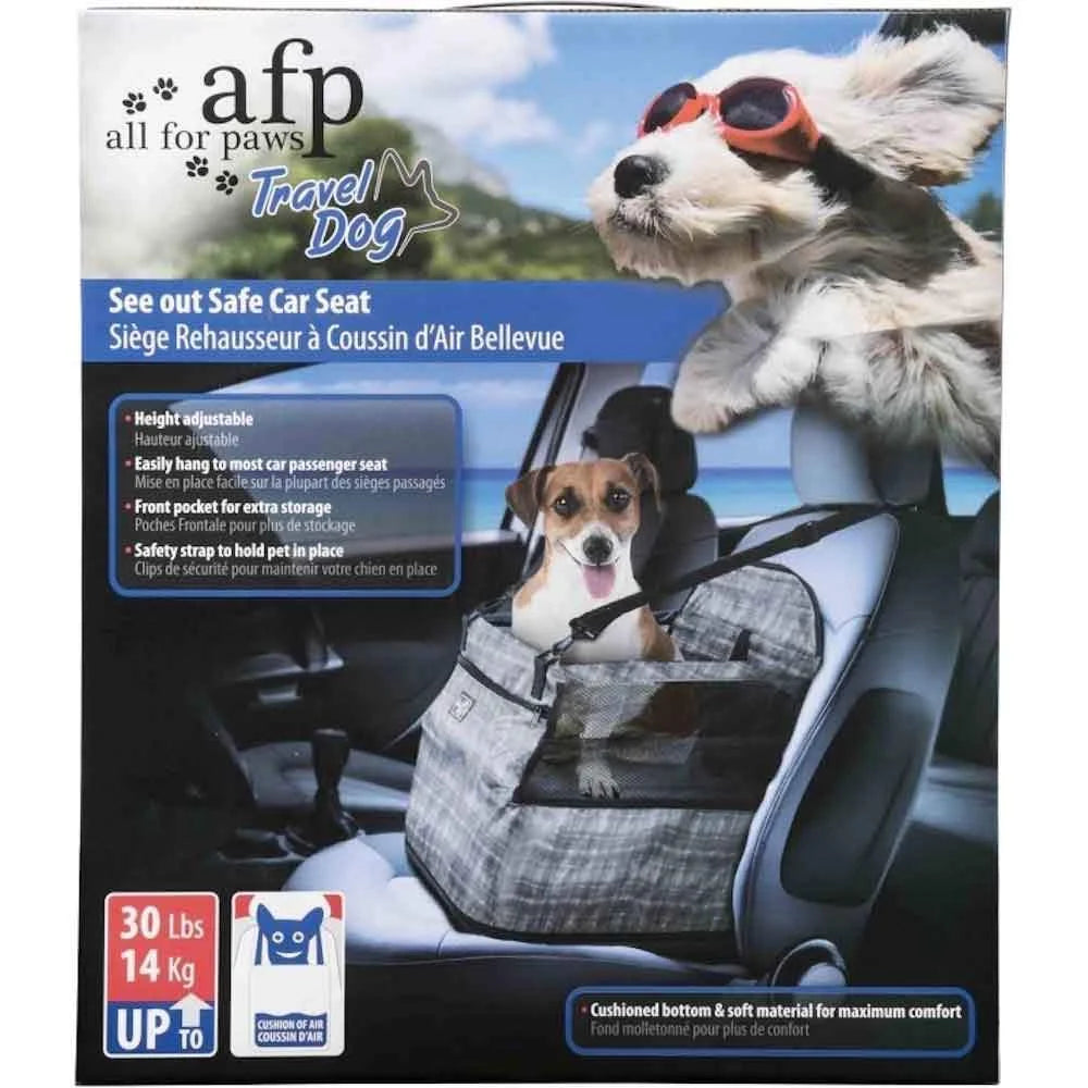 Dog Portable Car Seat See Out Safe Air Cushion Travel