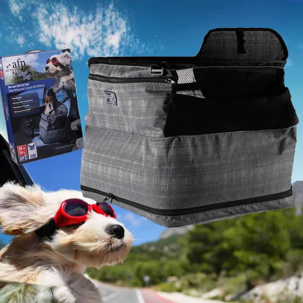 Dog Portable Car Seat See Out Safe Air Cushion Travel