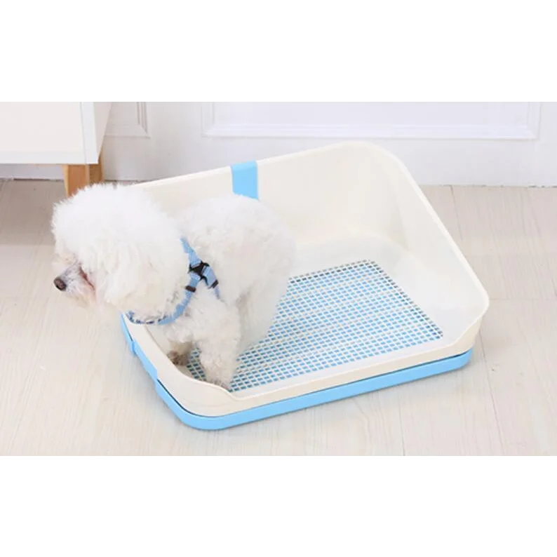 Dog Potty Training Tray Medium Portable with Wall Pet Puppy