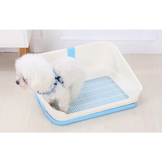 Dog Potty Training Tray Medium Portable with Wall Pet Puppy