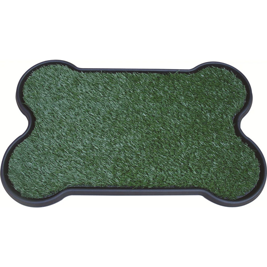 Dog Puppy Toilet Grass Potty Training Mat Loo Pad Bone