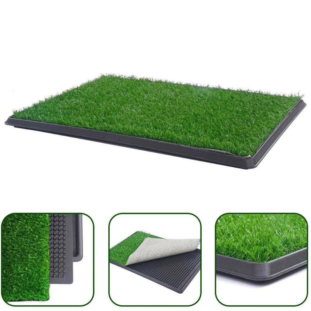 Dog Puppy Toilet Grass Training Mat XL Indoor Loo Pad Potty