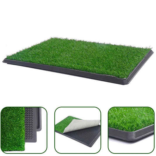 Dog Puppy Toilet Grass Training Mat XL Indoor Loo Pad Potty