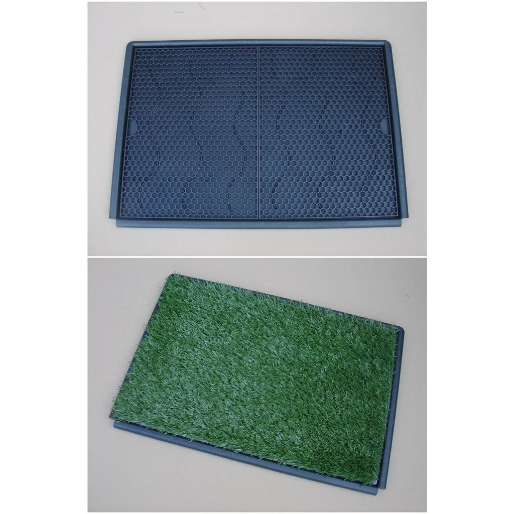 Dog Puppy Toilet Indoor Grass Potty Training Mat Loo Pad