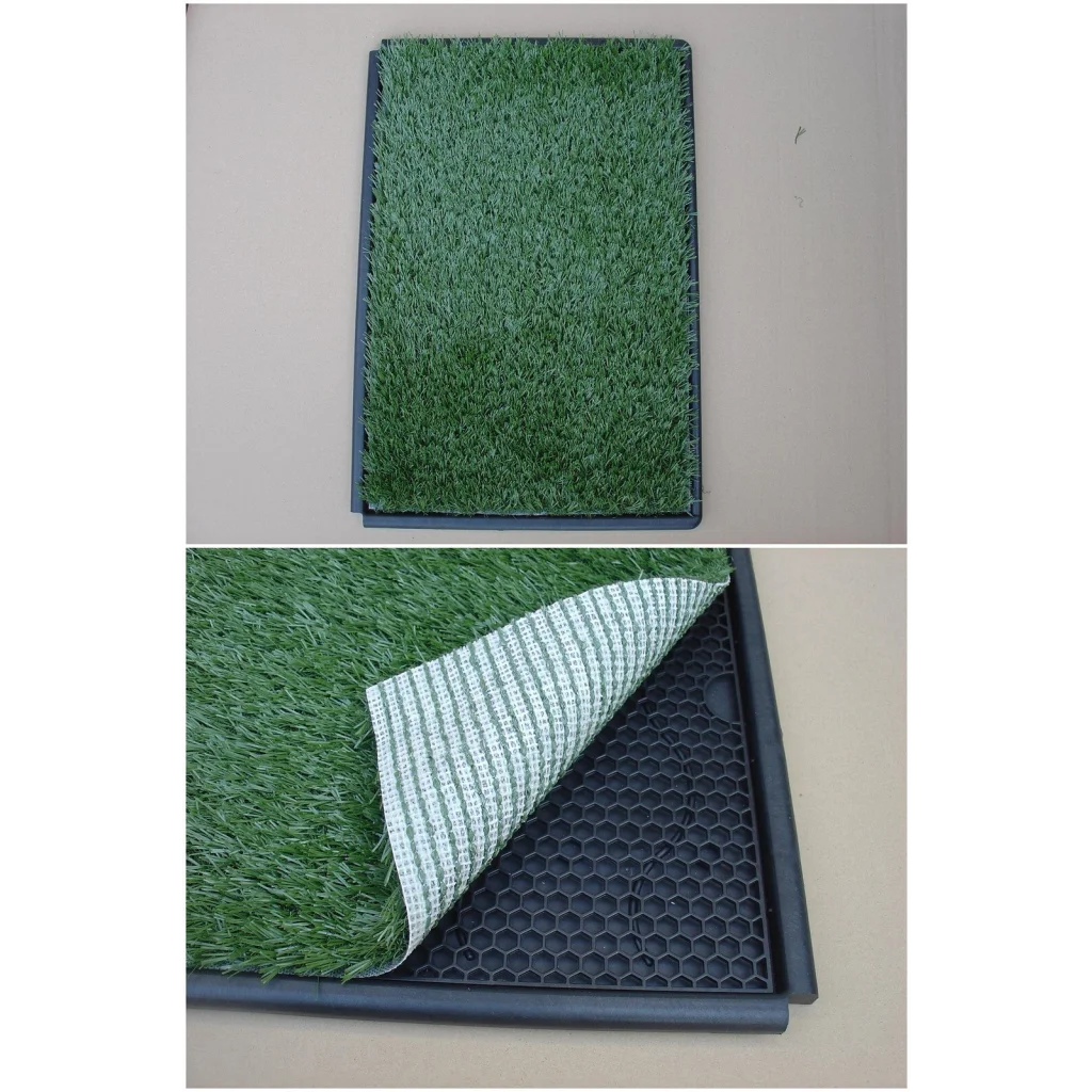 Dog Puppy Toilet Indoor Grass Potty Training Mat Loo Pad