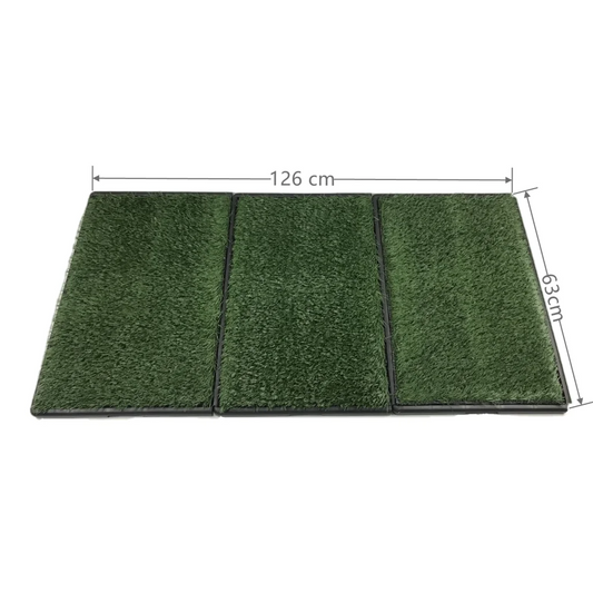 Dog Puppy Toilet Indoor Grass Potty Training Mat Loo Pad