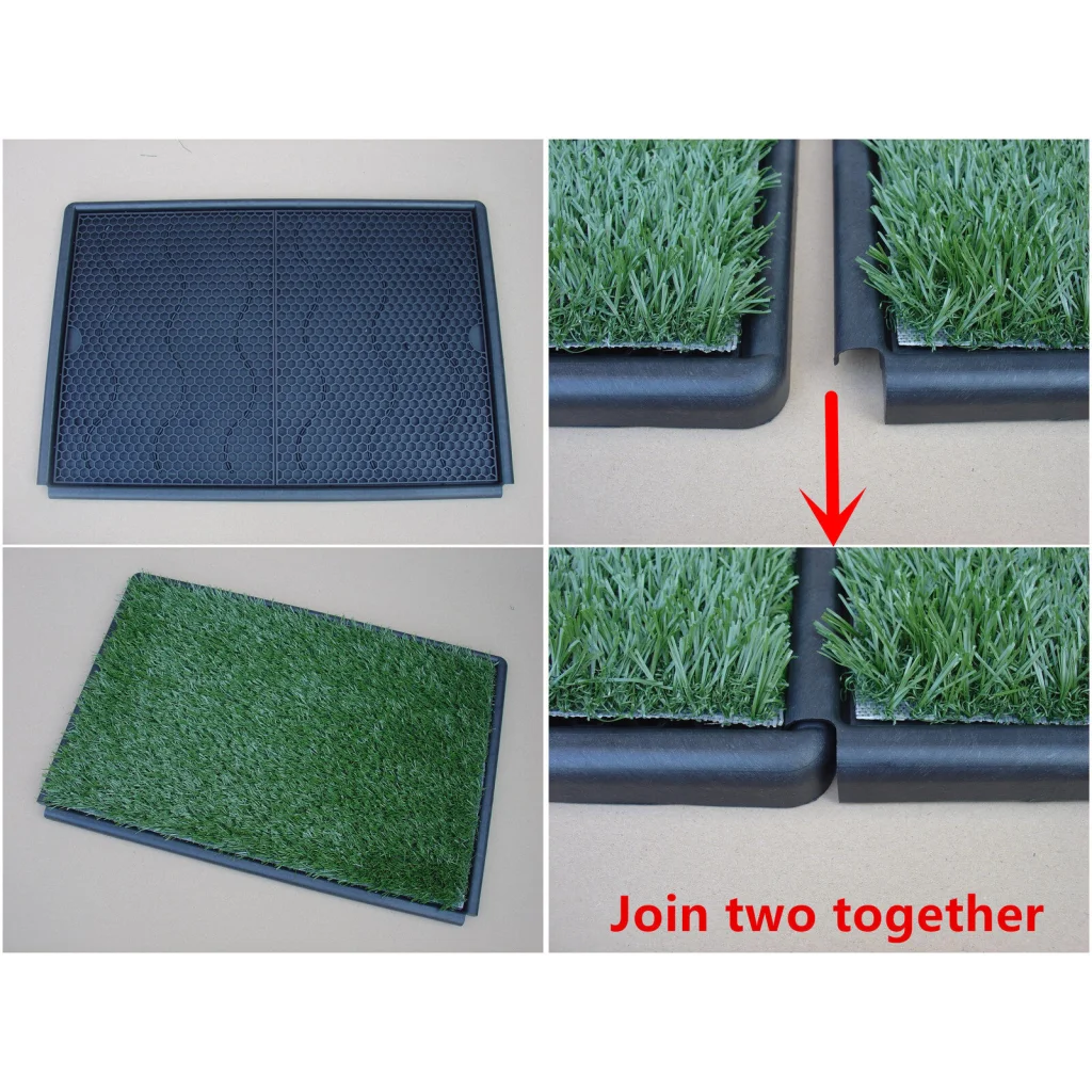 Dog Puppy Toilet Indoor Grass Potty Training Mat Loo Pad