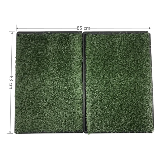 Dog Puppy Toilet Indoor Grass Potty Training Mat Loo Pad 85