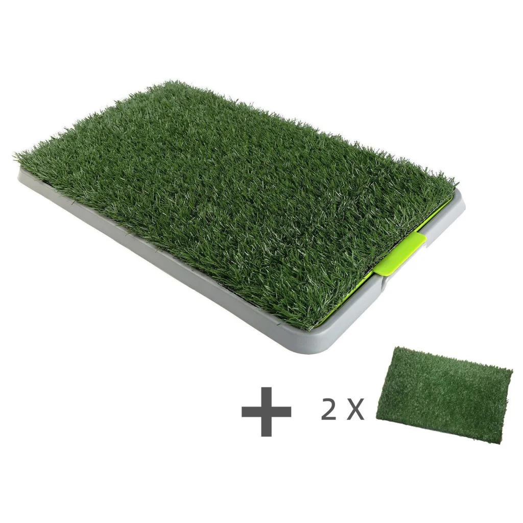 Dog Puppy Toilet Indoor Grass Potty Training Mat Loo Pad