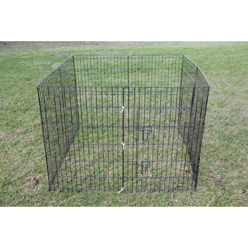 Dog Rabbit Playpen Exercise Puppy Cat Enclosure Fence 42’’