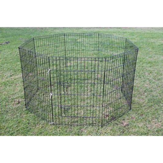 Dog Rabbit Playpen Exercise Puppy Cat Enclosure Fence 42’’