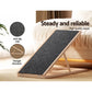Wooden 100cm dog ramp with storage context and item proportions