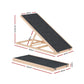 Dog Ramp 100CM Adjustable Height Wooden Steps Stairs for Bed Sofa Car