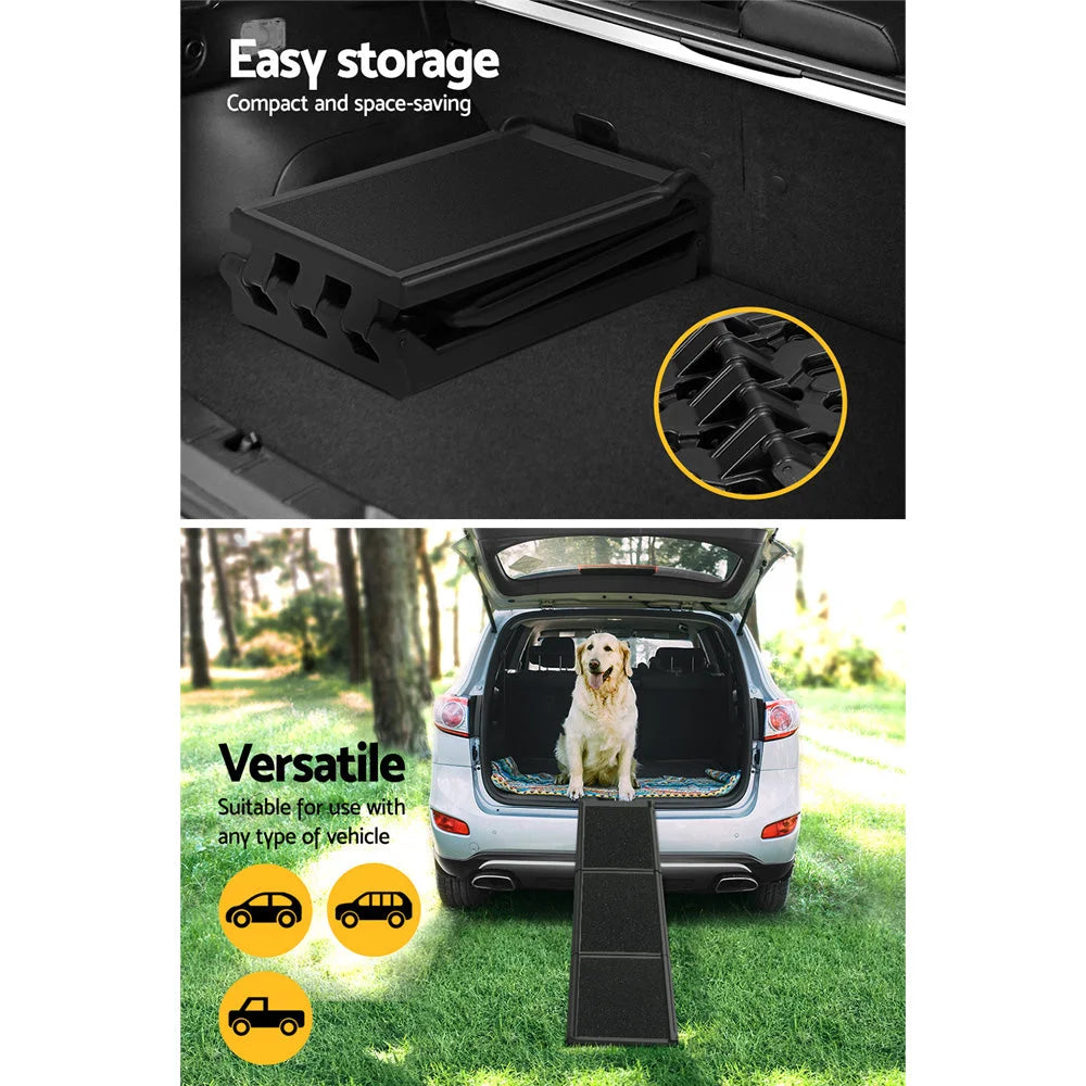 Dog Ramp Pet Stairs Steps Car Travel SUV Ladder Foldable