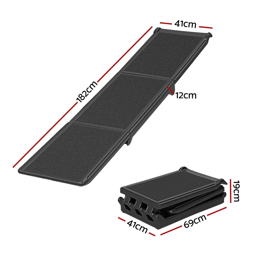 Dog Ramp Pet Stairs Steps Car Travel SUV Ladder Foldable