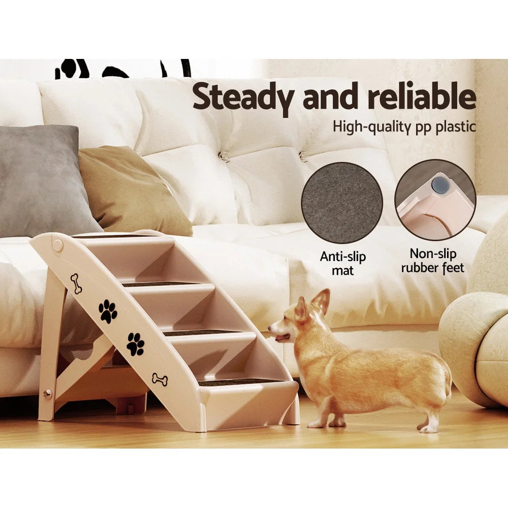 Dog Ramp Steps for Bed Sofa Car - Pet Stairs Ladder