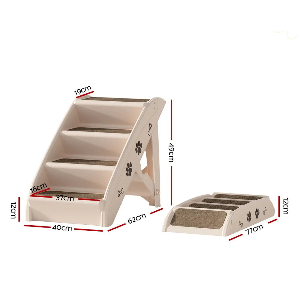 Dog Ramp Steps for Bed Sofa Car - Pet Stairs Ladder