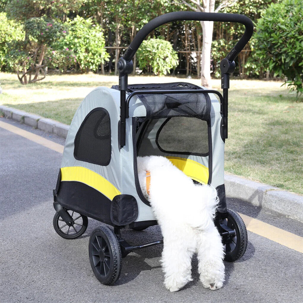 Dog Stroller Foldable Pet Travel Cart