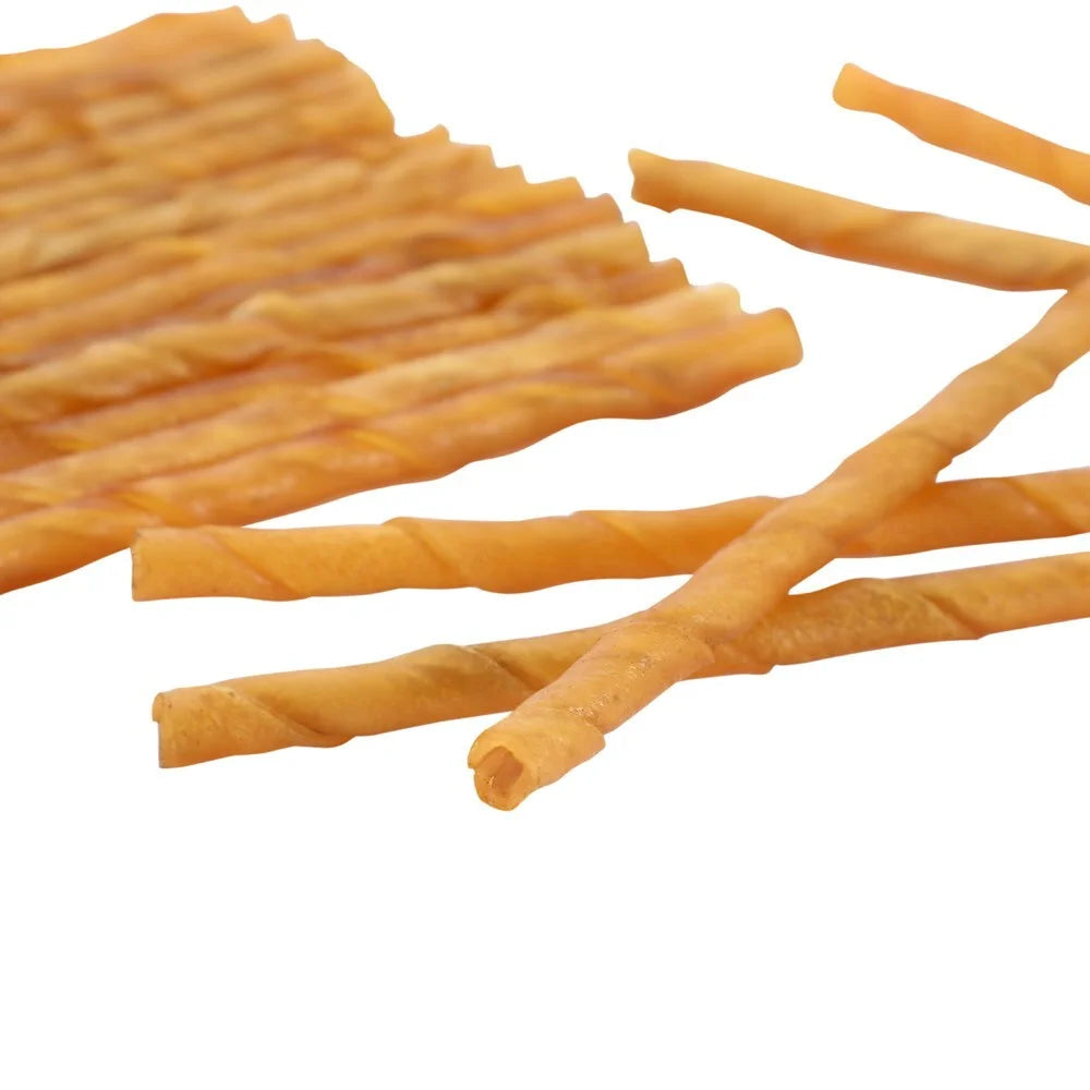 Dog Treat 6 x Bags Natural Beef Rawhide Bones Stick Chews
