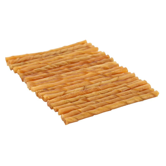 Dog Treat 6 x Bags Natural Beef Rawhide Bones Stick Chews