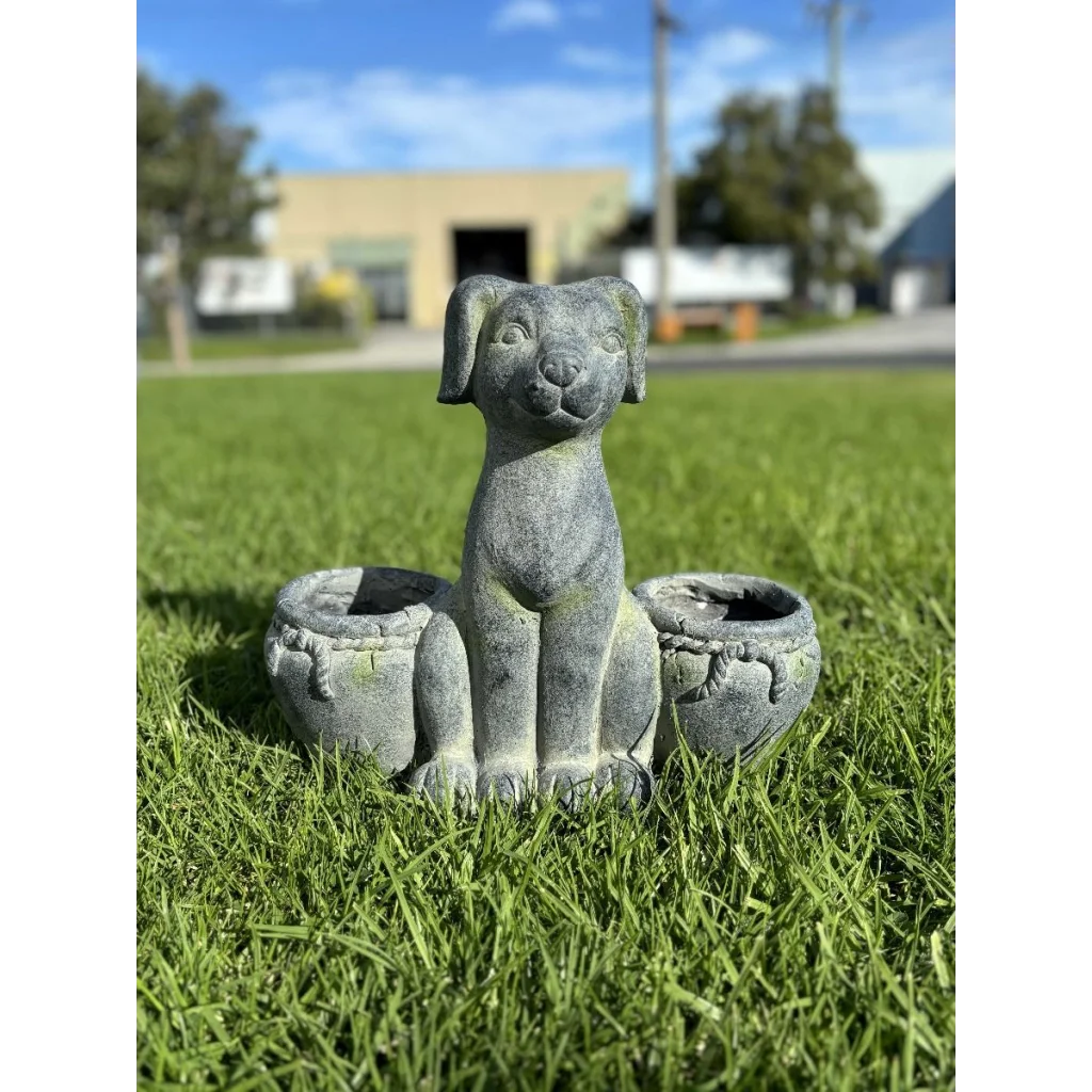 Dog pots Planter with artificial plants potted 263