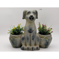 Dog pots Planter with artificial plants potted 379