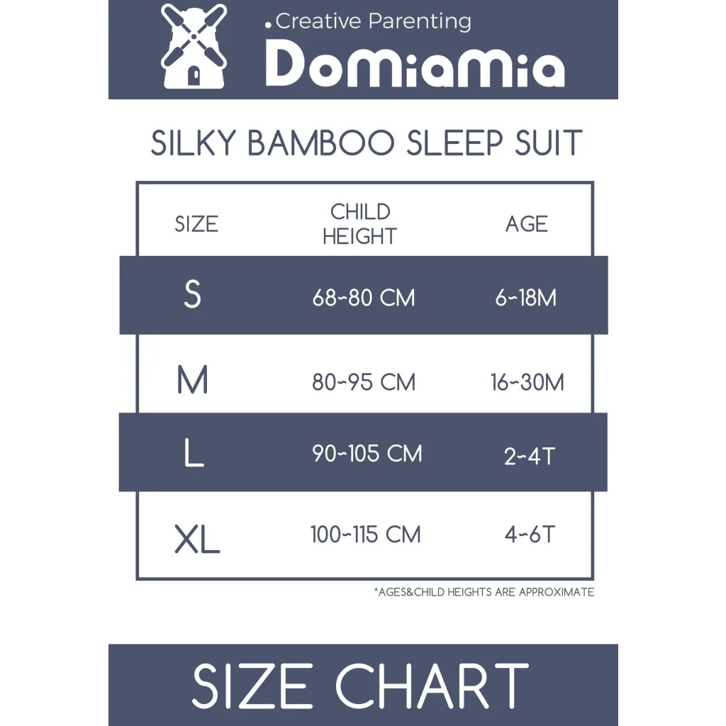 Domiamia Bamboo Short Sleeve Sleep Sack with Feet - 0.6 Tog-1973194204171603972