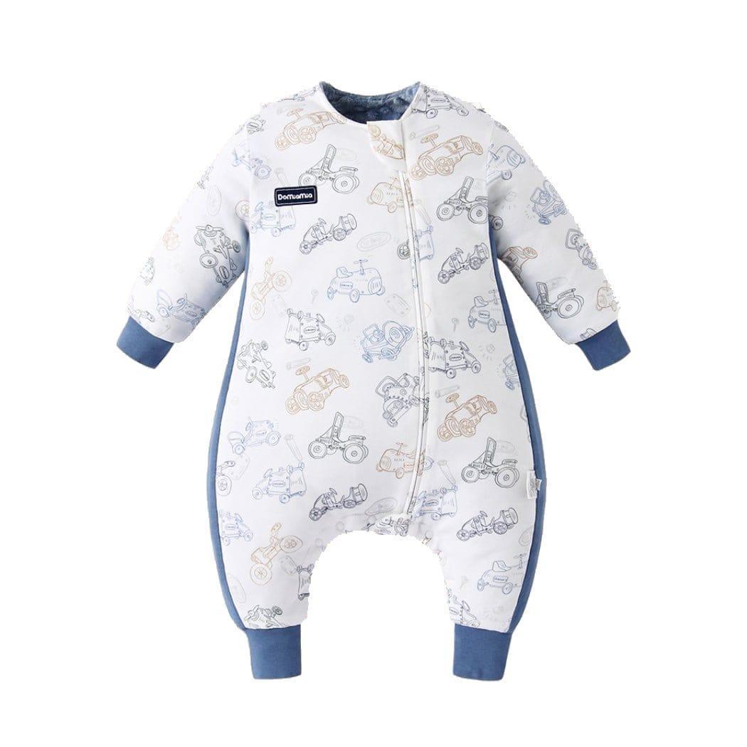 Domiamia Thick Padded Minky Dot Cotton Split-Leg Sleep Sack-2.5 TOG - Wildflower Boquet