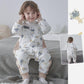 Domiamia Thick Padded Minky Dot Cotton Split-Leg Sleep Sack-2.5 TOG - Wildflower Boquet