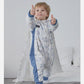 Domiamia Thick Padded Minky Dot Cotton Split-Leg Sleep Sack-2.5 TOG - Wildflower Boquet