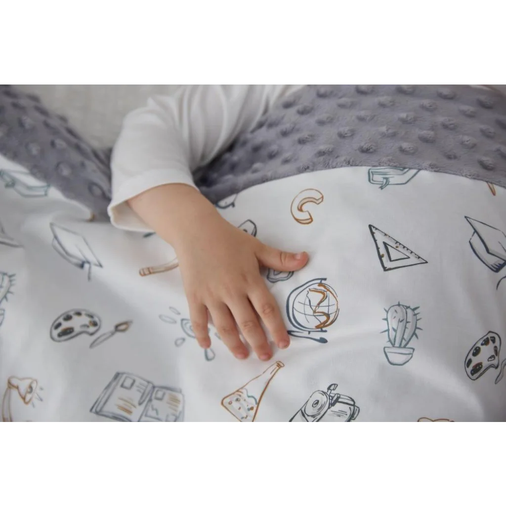 Domimia Thick Padded Minky Cotton Kids Blanket - 2.5 tog-1973194204536508416
