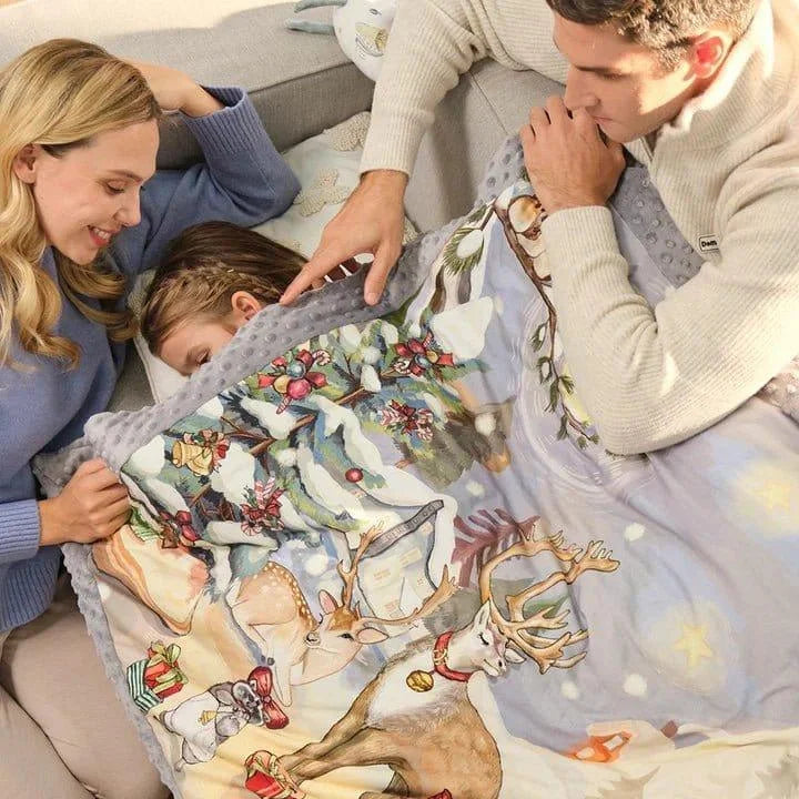 Domimia Thick Padded Minky Dot Cotton Kids Blanket 2.5tog-Limited Edition-1973194203743784961