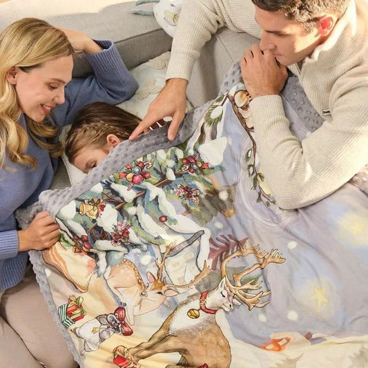 Domimia Thick Padded Minky Dot Cotton Kids Blanket 2.5tog-Limited Edition-1973194203978665985