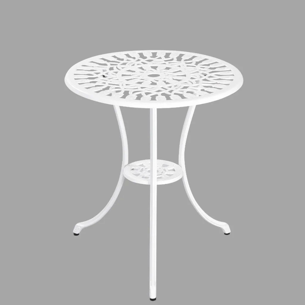 Dominique Cast Aluminium Bistro Set 2 Seater