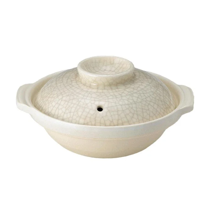 Donabe Japanese Ginpo 31cm Clay Pot Ceramic Hot Pot