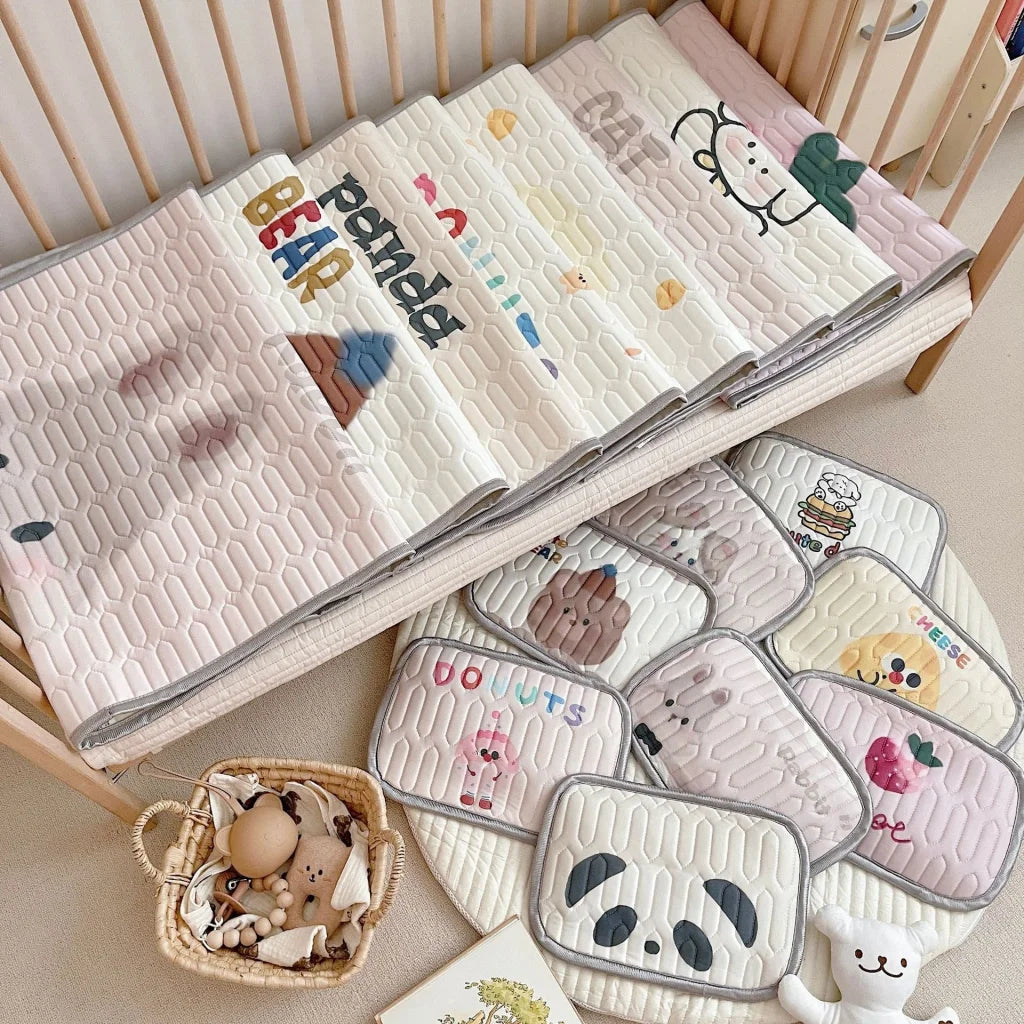 Donuts Pattern 2 Piece Set Kids Cooling Pad Set - 60x120cm