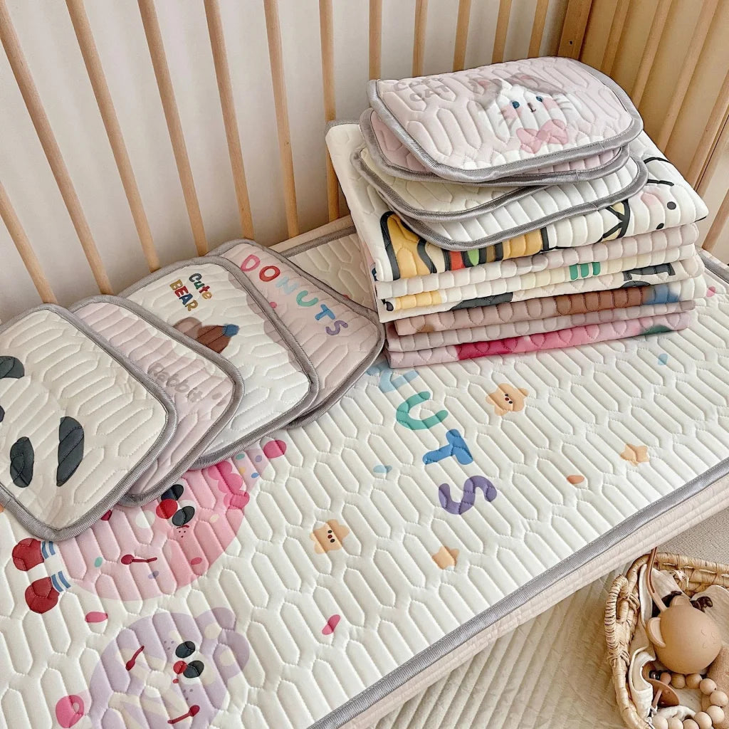 Donuts Pattern 2 Piece Set Kids Cooling Pad Set - 60x120cm